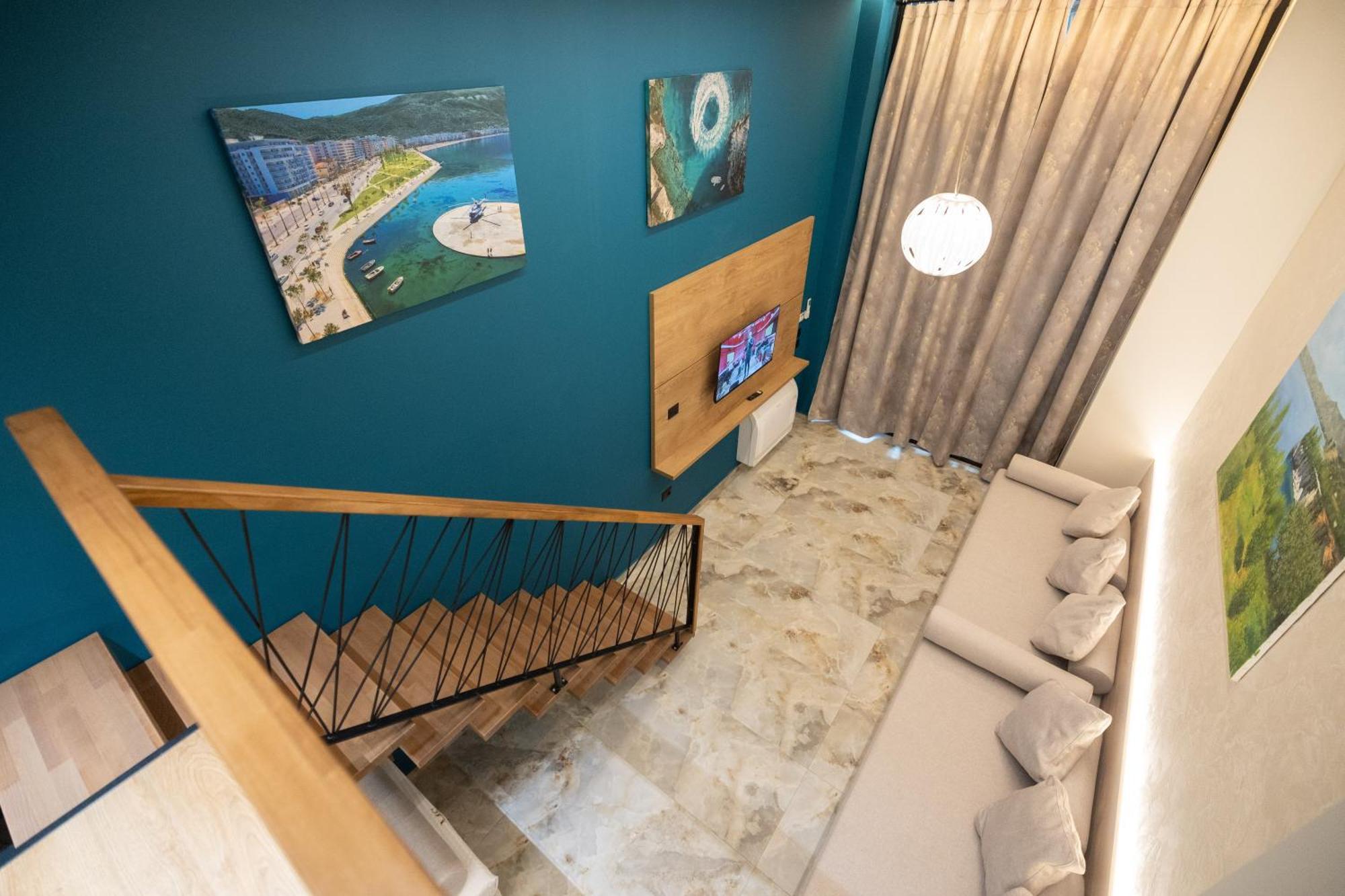 Mustafa Suites Vlorë Kamer foto